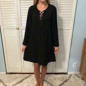 Small Black Long-sleeve Dress from Forever 21